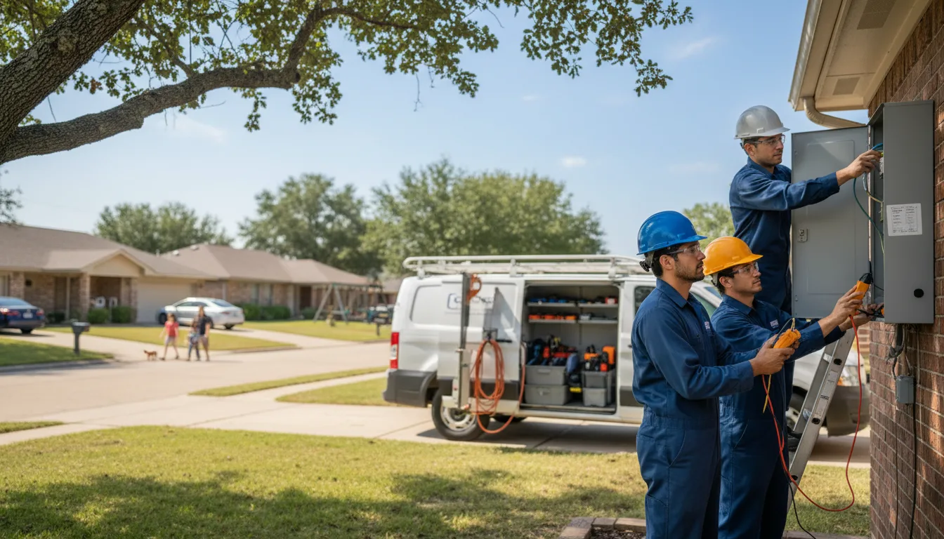 Certified electrician providing emergency electrical services in Somerville, AL